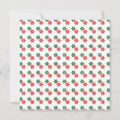 Retro Christmas Star Vintage Holiday Invitations (Dos)