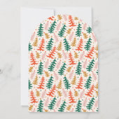 Retro Christmas Tree Party Arch Invitation (Dos)