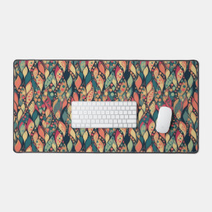 Retro Chromatic Leaf Cascade