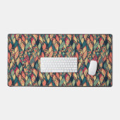 Retro Chromatic Leaf Cascade Bureaumat (Keyboard & Muis)