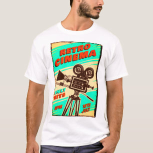 Retro CINEMA Poster T-Shirt