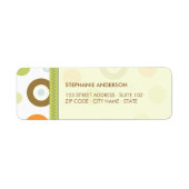 Retro Circles Leuke labels (Voorkant)