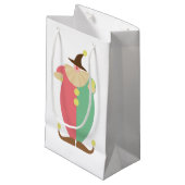 Retro Circus Clown Klein Cadeauzakje (Voorkant Gekanteld)