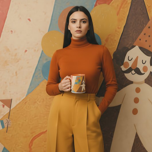 Retro Circus Mug Mok