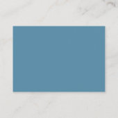 Retro Cirkel Scallop Mid Century QR CODE Bruiloft Informatiekaartje (Achterkant)
