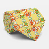 retro cirkels 50s kitche patroon stropdas 2 (Opgerold)
