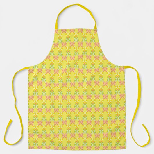 Retro Citrus Large Apron Schort (Voorkant)