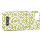 Retro Citrus Motif Personnalisé iPhone 7 Coque (Dos (Horizontal))