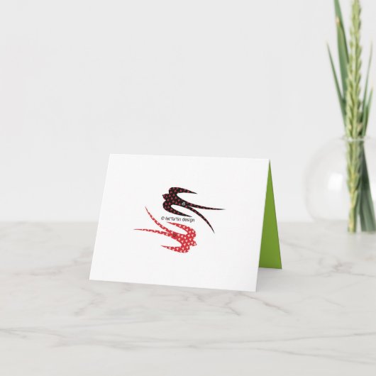 Retro Citrus Stippen Uitnodiging/Aankondiging Kaar (Achterkant)