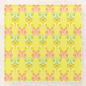 Retro Citrusglazen Onderzetters (Voorkant)