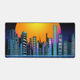 Retro City-1 Gaming Mousepad Bureaumat