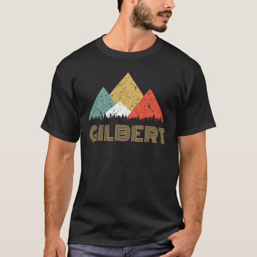 Retro City of Gilbert Mountain Shirt (Voorkant)