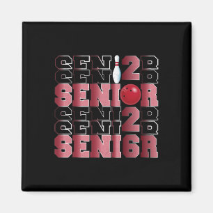 Retro Cl Van 2026 Senior Bowling Senior Avond 2026 Magneet