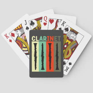 Retro Clarinet Pokerkaarten