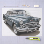 Retro Classic Car Decoupage Tissuepapier (Craft)