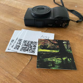 Retro Classic Carré Insta Carte de visite