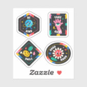 Retro classic cartoon sticker set (Vel)