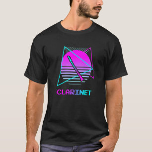 Retro  Classic Clarinet Instrument Clarinet T-shirt