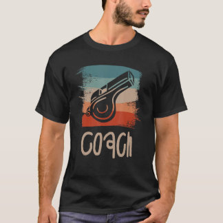 Retro  Classic Coach Coaching T-shirt