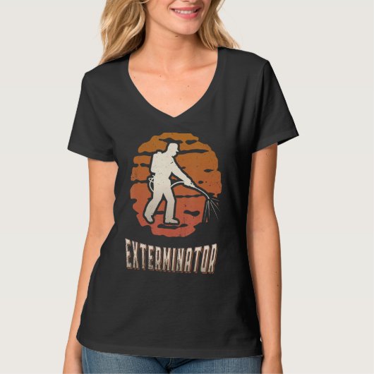 retro Classic exterminator T-shirt (Voorkant)