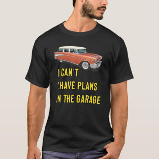 Retro Classic Hotrod Ik heb geen plannen in de G T-shirt
