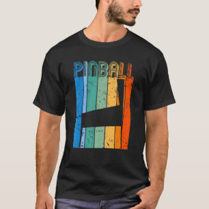 Retro Classic Pinball Machin uiterlijk T-shirt