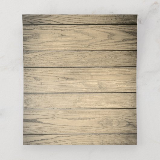 Retro Classic Rustic Merry Kerstred Truck (Binnenkant ongevouwen)