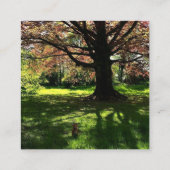 Retro Classic Square Insta Visitekaartjes (Achterkant)