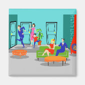 Retro Classic Television Magnet (Devant)