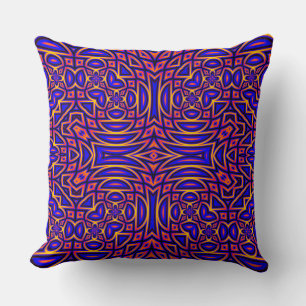 Retro Classy Kaleidoscope Patroon Kussen