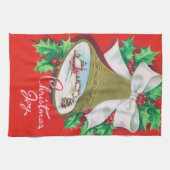Rétro cloche vintage de serviette de cuisine de (Horizontal)