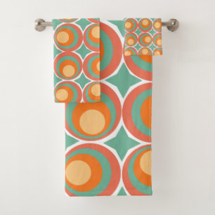 Retro Clovers Bad Handdoek