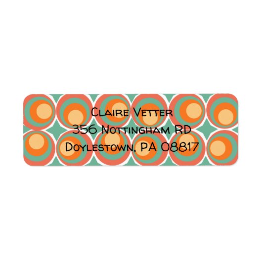 Retro Clovers Etiket (Voorkant)