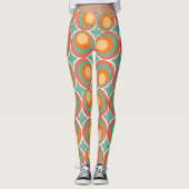 Retro Clovers Leggings (Voorkant)