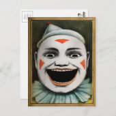 Retro Clown Briefkaart (Voorkant / Achterkant)