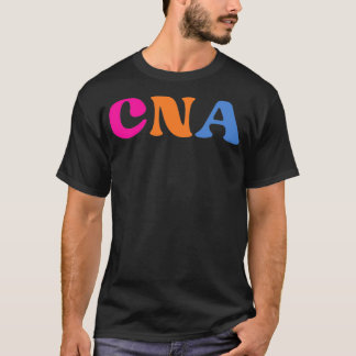 Retro CNA-verpleegkundige assistent met stethoscoo T-shirt