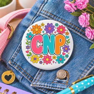 Retro CNP Verpleegkundig Specialist Ronde Button 5,7 Cm