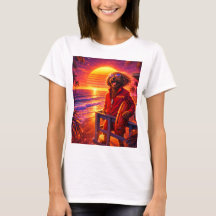 Retro Cockapoo Reddingswerker T-shirt