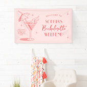 Retro Cocktail Bachelorette Weekend Banner (Insitu)