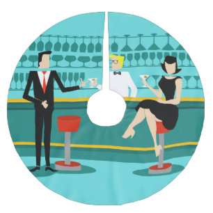 Retro Cocktail Lounge kerstboomrok Kerstboom Rok