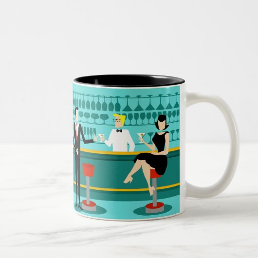 Retro Cocktail Lounge Mug (Droit)