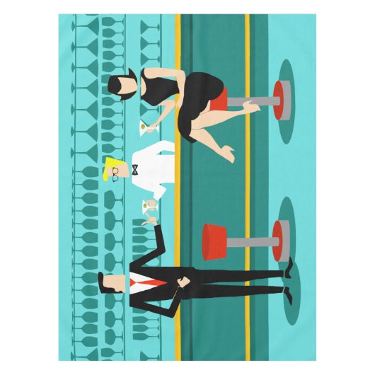 Retro Cocktail Lounge Nappe (Devant)