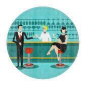 Retro Cocktail Lounge Planche à découper (Devant)