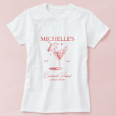 Retro Cocktail Meisjesuitstap T-shirt