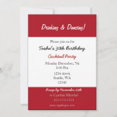 Retro Cocktail party Invitation (Dos)