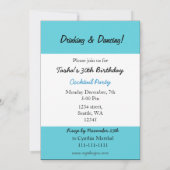 Retro Cocktail party Invitation (Dos)