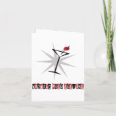 Retro Cocktail Party Uitnodiging (Achterkant)