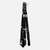 Retro  Cocktail Patroon Stropdas (Voorkant)