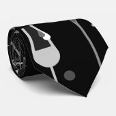 Retro Cocktail Patroon Stropdas (Opgerold)