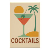 Retro Cocktail Poster (Devant)